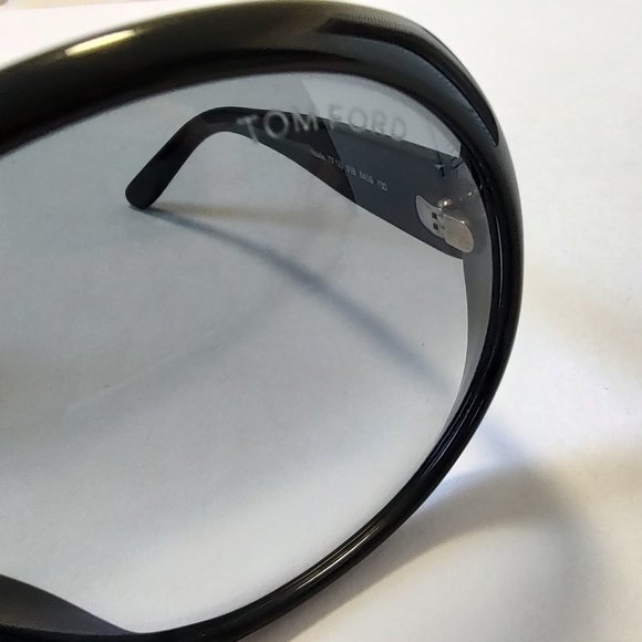 Tom Ford Natalia Sunglasses ASO Kim Kardashian Black Grey Oversized TF12 Gold T main image 7